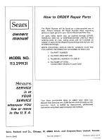 Предварительный просмотр 32 страницы Craftsman 113.299131 Owner'S Manual