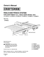 Craftsman 113.29931 Owner'S Manual предпросмотр