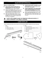 Preview for 2 page of Craftsman 113.29931 Owner'S Manual