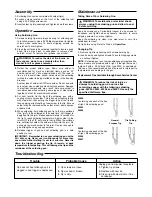 Preview for 2 page of Craftsman 113.540440 Owner'S Manual