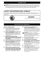 Preview for 2 page of Craftsman 11390 Operator'S Manual