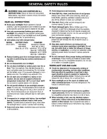 Preview for 3 page of Craftsman 11407 Operator'S Manual