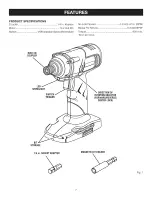 Preview for 7 page of Craftsman 11483 - C3 19.2 Volt Impact Driver Operator'S Manual