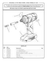 Preview for 14 page of Craftsman 11483 - C3 19.2 Volt Impact Driver Operator'S Manual
