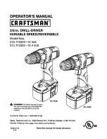 Предварительный просмотр 1 страницы Craftsman 115 Operator'S Manual