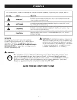 Предварительный просмотр 7 страницы Craftsman 11551 Operator'S Manual