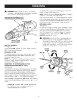 Предварительный просмотр 12 страницы Craftsman 11551 Operator'S Manual