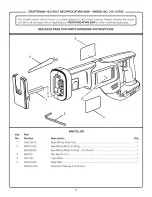 Preview for 15 page of Craftsman 11579 - C3 19.2 Volt DieHard Reciprocating Saw Operator'S Manual