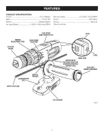 Preview for 7 page of Craftsman 11580 - C3 19.2 Volt Hammer Operator'S Manual