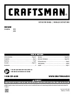 Craftsman 11A-B25W391 Instruction Manual preview