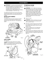 Preview for 13 page of Craftsman 12 IN. COMPOUND MITER SAW 315.21222 Owner'S Manual