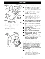 Preview for 14 page of Craftsman 12 IN. COMPOUND MITER SAW 315.21222 Owner'S Manual