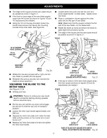 Preview for 17 page of Craftsman 12 IN. COMPOUND MITER SAW 315.21222 Owner'S Manual