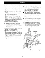 Preview for 22 page of Craftsman 12 IN. COMPOUND MITER SAW 315.21222 Owner'S Manual