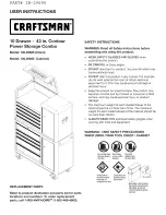 Craftsman 120.29685 User Instructions предпросмотр