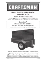 Craftsman 123.24201 User Manual preview