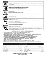 Предварительный просмотр 3 страницы Craftsman 124.3299 Operator'S Manual