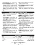 Preview for 3 page of Craftsman 124.34986 Operator'S Manual