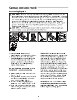 Предварительный просмотр 9 страницы Craftsman 125.12001 Operator'S Manual