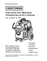 Предварительный просмотр 16 страницы Craftsman 125.12002 Operator'S Manual