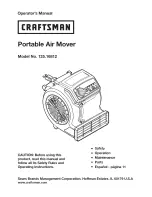 Preview for 1 page of Craftsman 125.16812 Operator'S Manual