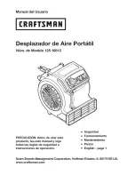Preview for 11 page of Craftsman 125.16812 Operator'S Manual