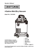 Craftsman 125.16829 Operator'S Manual preview