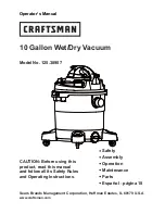 Craftsman 125.38907 Operator'S Manual предпросмотр