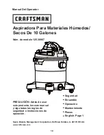 Предварительный просмотр 18 страницы Craftsman 125.38907 Operator'S Manual