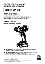 Craftsman 125.ID20A Operator'S Manual preview