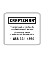 Preview for 31 page of Craftsman 125.ID20A Operator'S Manual