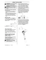 Preview for 14 page of Craftsman 125B Operator'S Manual