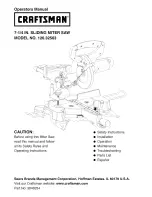 Preview for 1 page of Craftsman 126.32563 Operators Operator'S Manual