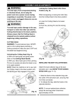 Preview for 18 page of Craftsman 126.32563 Operators Operator'S Manual