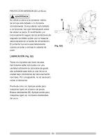 Preview for 84 page of Craftsman 126.32563 Operators Operator'S Manual