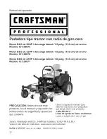 Preview for 39 page of Craftsman 127.28875 Operator'S Manual