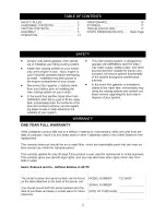 Preview for 2 page of Craftsman 132.24607 Operator'S Manual
