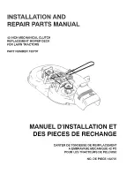 Craftsman 132707 Installation And Repair Parts Manual preview