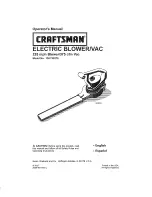 Preview for 1 page of Craftsman 136.748270 Operator'S Manual