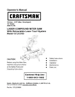 Craftsman 137.212150 Operator'S Manual preview