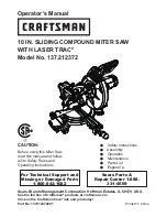 Craftsman 137.212372 Operator'S Manual preview