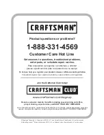 Preview for 54 page of Craftsman 137.212372 Operator'S Manual