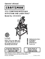 Craftsman 137.21241 Operator'S Manual preview