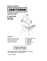 Preview for 1 page of Craftsman 137.214090 Operator'S Manual