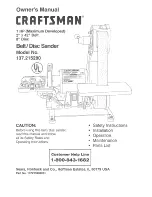 Craftsman 137.215280 Owner'S Manual preview