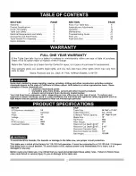 Preview for 2 page of Craftsman 137.218041 Operator'S Manual