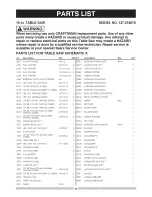 Preview for 48 page of Craftsman 137.218070 Operator'S Manual