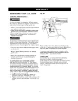 Предварительный просмотр 19 страницы Craftsman 137.218100 Operator'S Manual