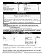 Preview for 2 page of Craftsman 137.218240 Operator'S Manual