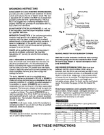 Preview for 5 page of Craftsman 137.21825 Owner'S Manual